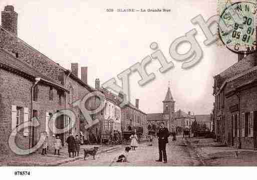 Ville de GLAIRE, carte postale ancienne