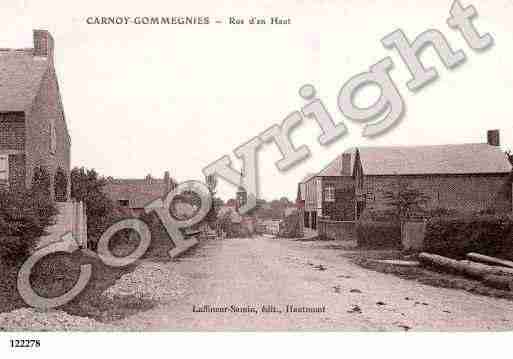 Ville de GOMMEGNIES, carte postale ancienne