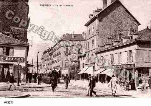 Ville de GRENOBLE, carte postale ancienne