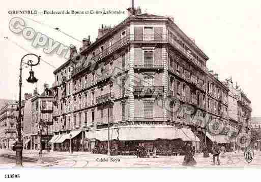 Ville de GRENOBLE, carte postale ancienne