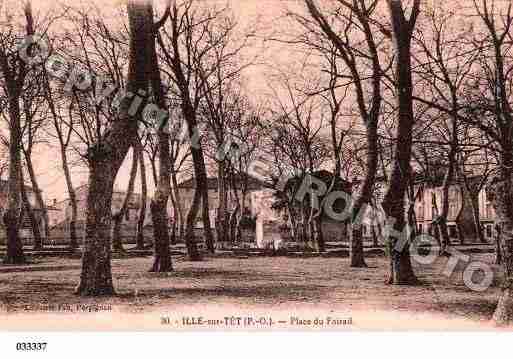 Ville de ILLESURTET, carte postale ancienne