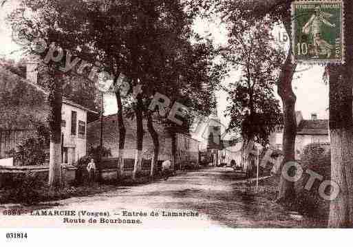 Ville de LAMARCHE, carte postale ancienne