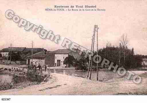 Ville de MENILLATOUR, carte postale ancienne