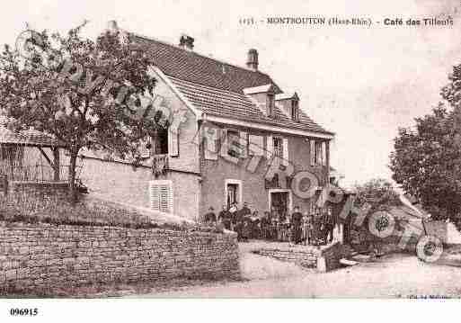 Ville de MONTBOUTON, carte postale ancienne