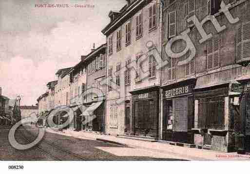 Ville de PONTDEVAUX, carte postale ancienne