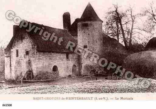 Ville de SAINTGEORGESDEREINTEMBAULT, carte postale ancienne