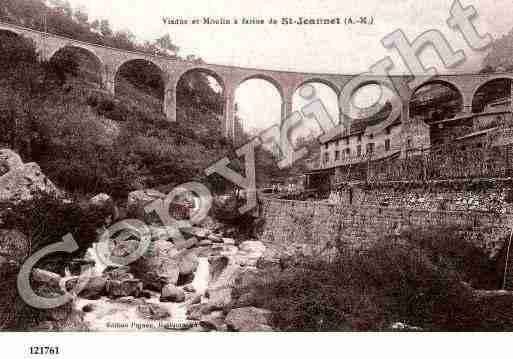 Ville de SAINTJEANNET, carte postale ancienne