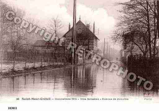 Ville de SAINTMAURDESFOSSES, carte postale ancienne