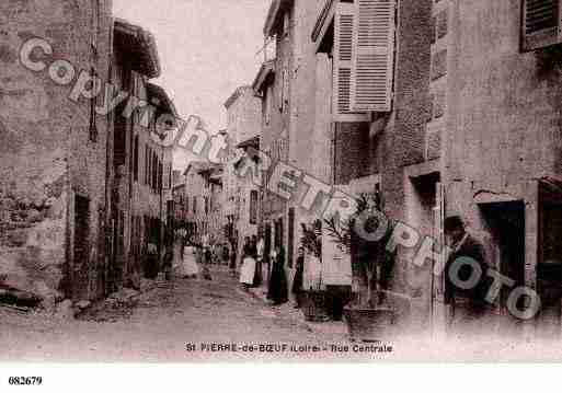 Ville de SAINTPIERREDEBOEUF, carte postale ancienne