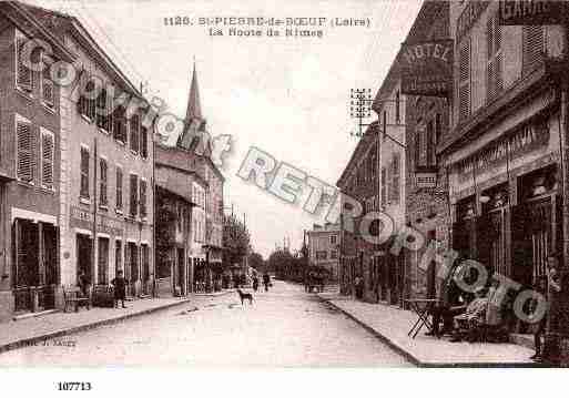 Ville de SAINTPIERREDEBOEUF, carte postale ancienne