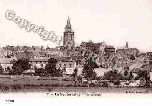 Ville de SOUTERRAINE(LA), carte postale ancienne