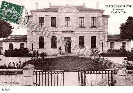 Ville de VILLEBOISLAVALETTE, carte postale ancienne