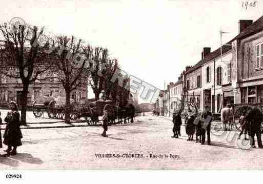 Ville de VILLIERSSTGEORGES, carte postale ancienne