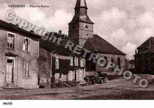 Ville de VRECOURT, carte postale ancienne