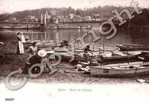 Ville de ABLONSURSEINE Carte postale ancienne