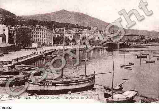 Ville de AJACCIO Carte postale ancienne