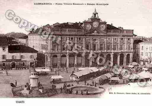 Ville de ALESSANDRIA Carte postale ancienne