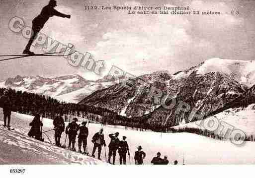 Ville de ALPES Carte postale ancienne