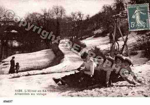 Ville de ALPES Carte postale ancienne