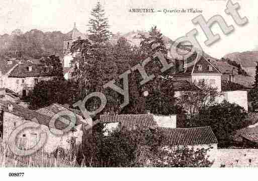 Ville de AMBUTRIX Carte postale ancienne