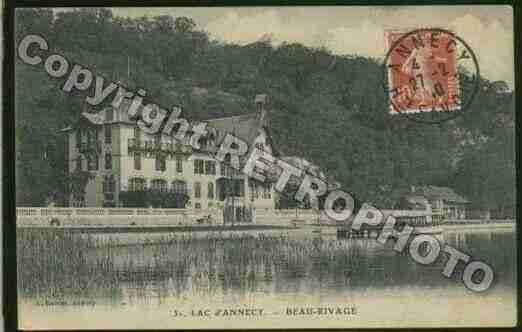 Ville de ANNECY Carte postale ancienne