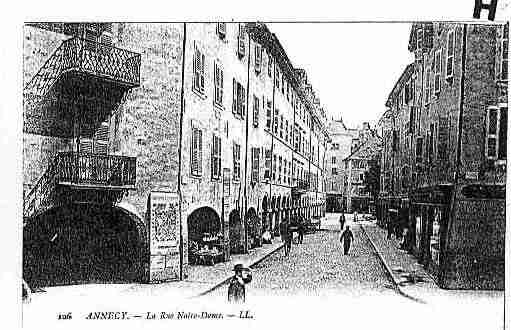 Ville de ANNECY Carte postale ancienne