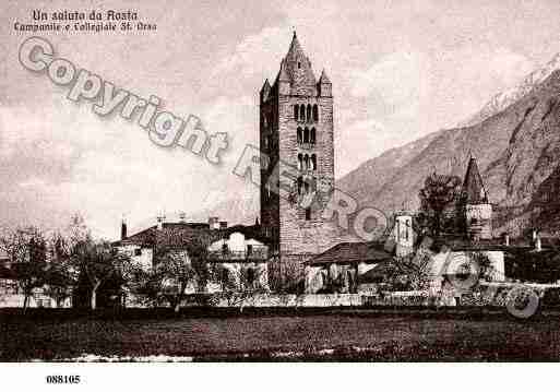 Ville de AOSTA Carte postale ancienne