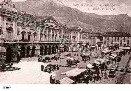 Ville de AOSTA Carte postale ancienne