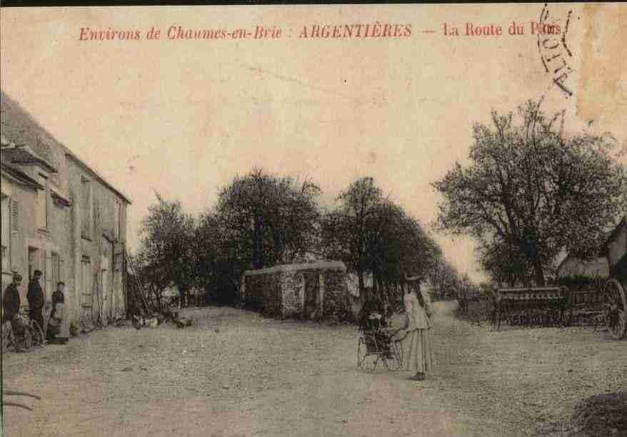 Ville de ARGENTIERES Carte postale ancienne