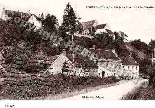 Ville de ASNIERESSOUSBOIS Carte postale ancienne