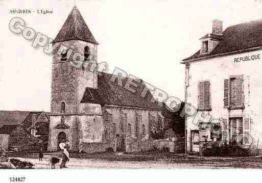 Ville de ASNIERESSOUSBOIS Carte postale ancienne