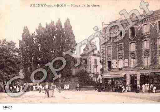 Ville de AULNAYSOUSBOIS Carte postale ancienne