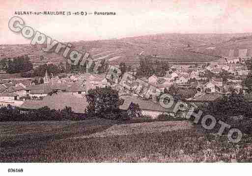 Ville de AULNAYSURMAULDRE Carte postale ancienne