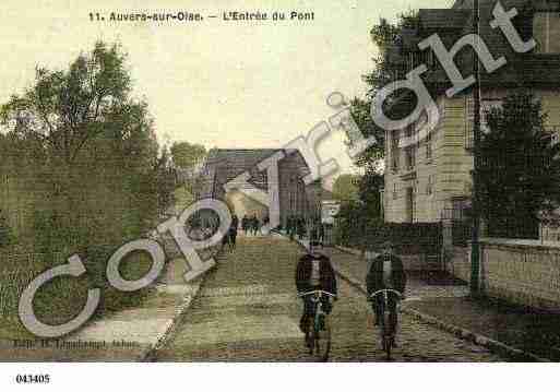 Ville de AUVERSSUROISE Carte postale ancienne