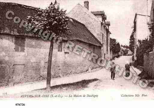 Ville de AUVERSSUROISE Carte postale ancienne