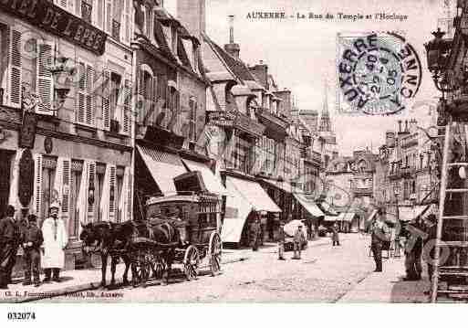 Ville de AUXERRE Carte postale ancienne