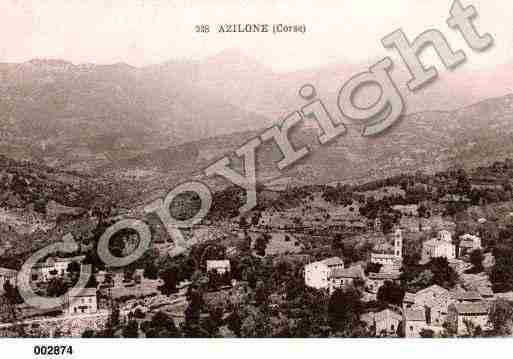 Ville de AZILONEAMPAZA Carte postale ancienne