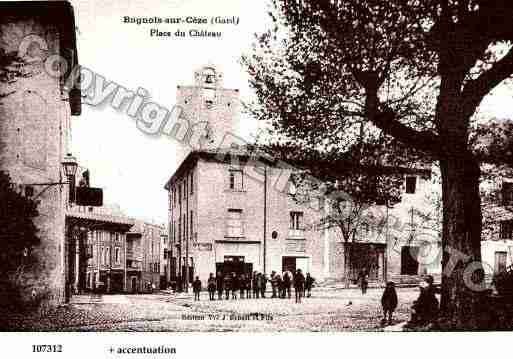 Ville de BAGNOLSSURCEZE Carte postale ancienne