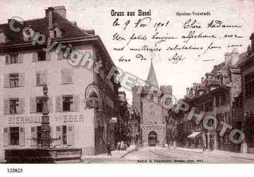 Ville de BALE Carte postale ancienne