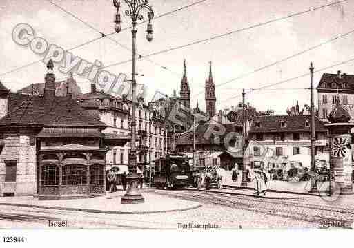 Ville de BALE Carte postale ancienne