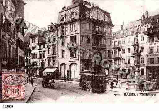 Ville de BALE Carte postale ancienne