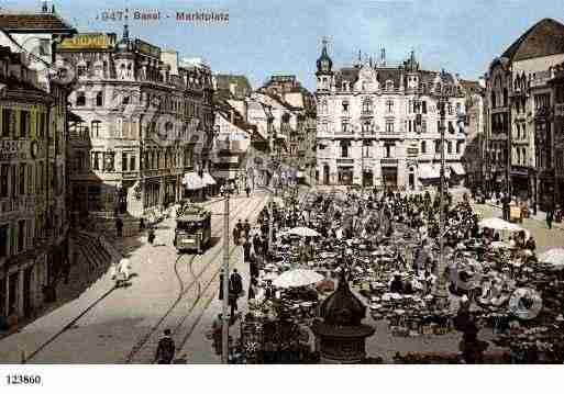 Ville de BALE Carte postale ancienne