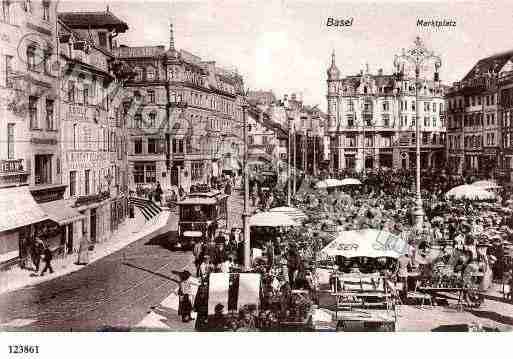 Ville de BALE Carte postale ancienne