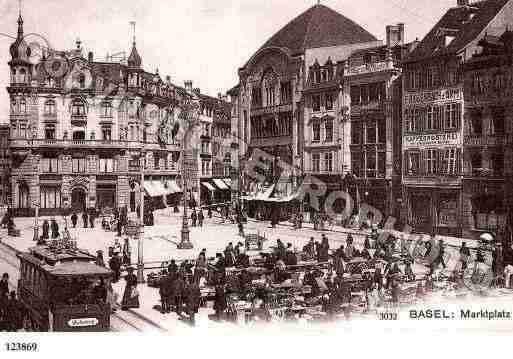 Ville de BALE Carte postale ancienne