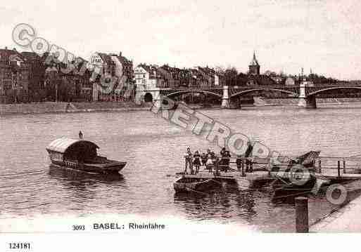 Ville de BALE Carte postale ancienne