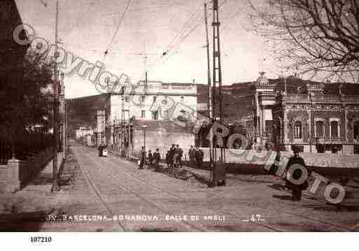 Ville de BARCELONA Carte postale ancienne