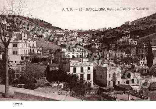 Ville de BARCELONA Carte postale ancienne