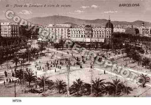 Ville de BARCELONA Carte postale ancienne