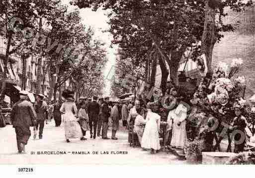 Ville de BARCELONA Carte postale ancienne