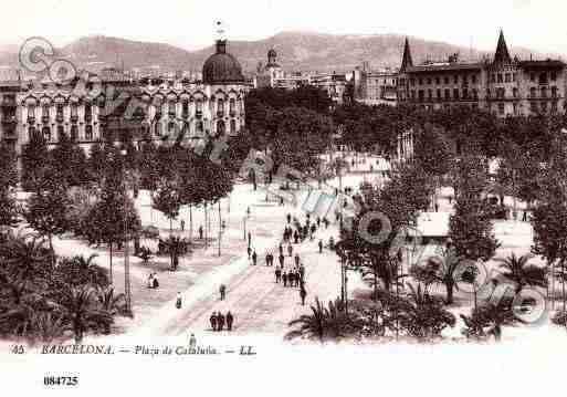 Ville de BARCELONA Carte postale ancienne